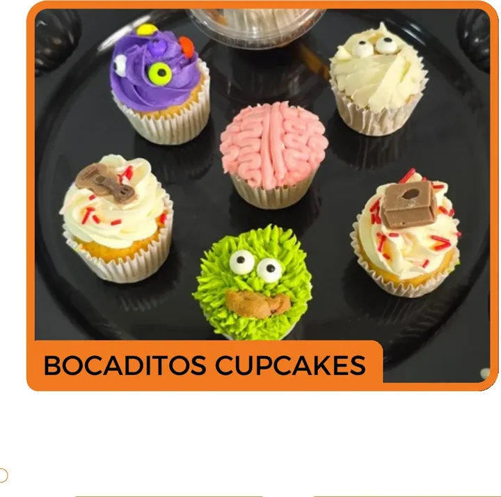 Bocaditos Cupcakes de Criolloween